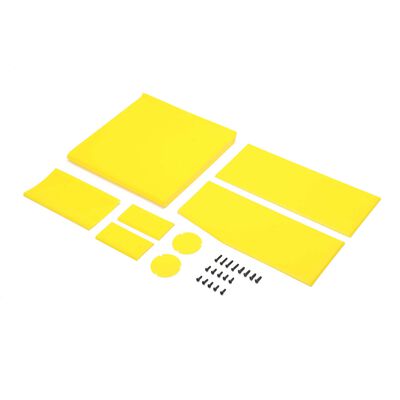 Wing Panel Set, Yellow: 22S Sprint Wing Panel Set, Yellow: 22S Sprint