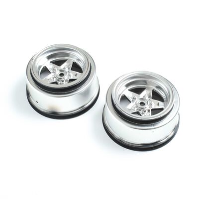 Rear Wheel, Satin Chrome (2): 22S Drag Rear Wheel, Satin Chrome (2): 22S Drag