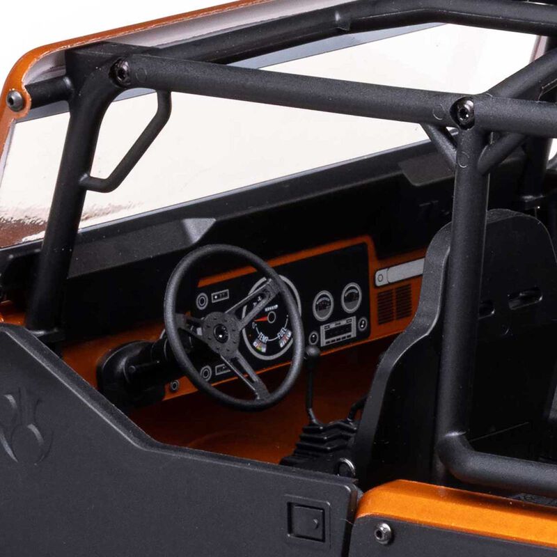 1/10 SCX10 III Jeep CJ-7 4X4 RTR Brushed Rock Crawler, Copper