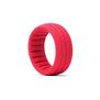 1/8 Crossbrace Super Soft Tires, Red Inserts (2): Buggy