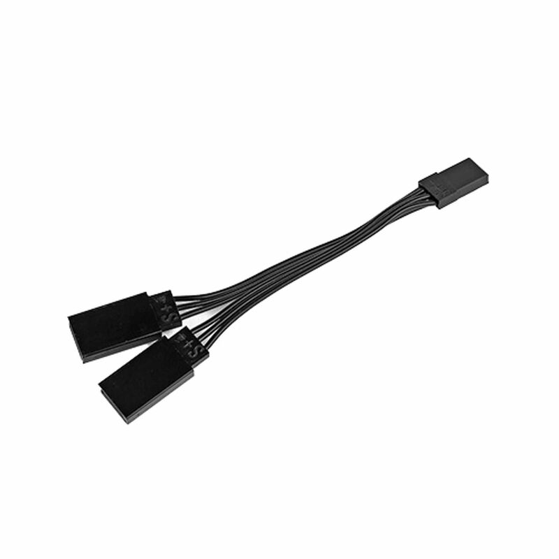 Team Associated Reedy Power Rx/Servo Y-Connector 95mm, Black