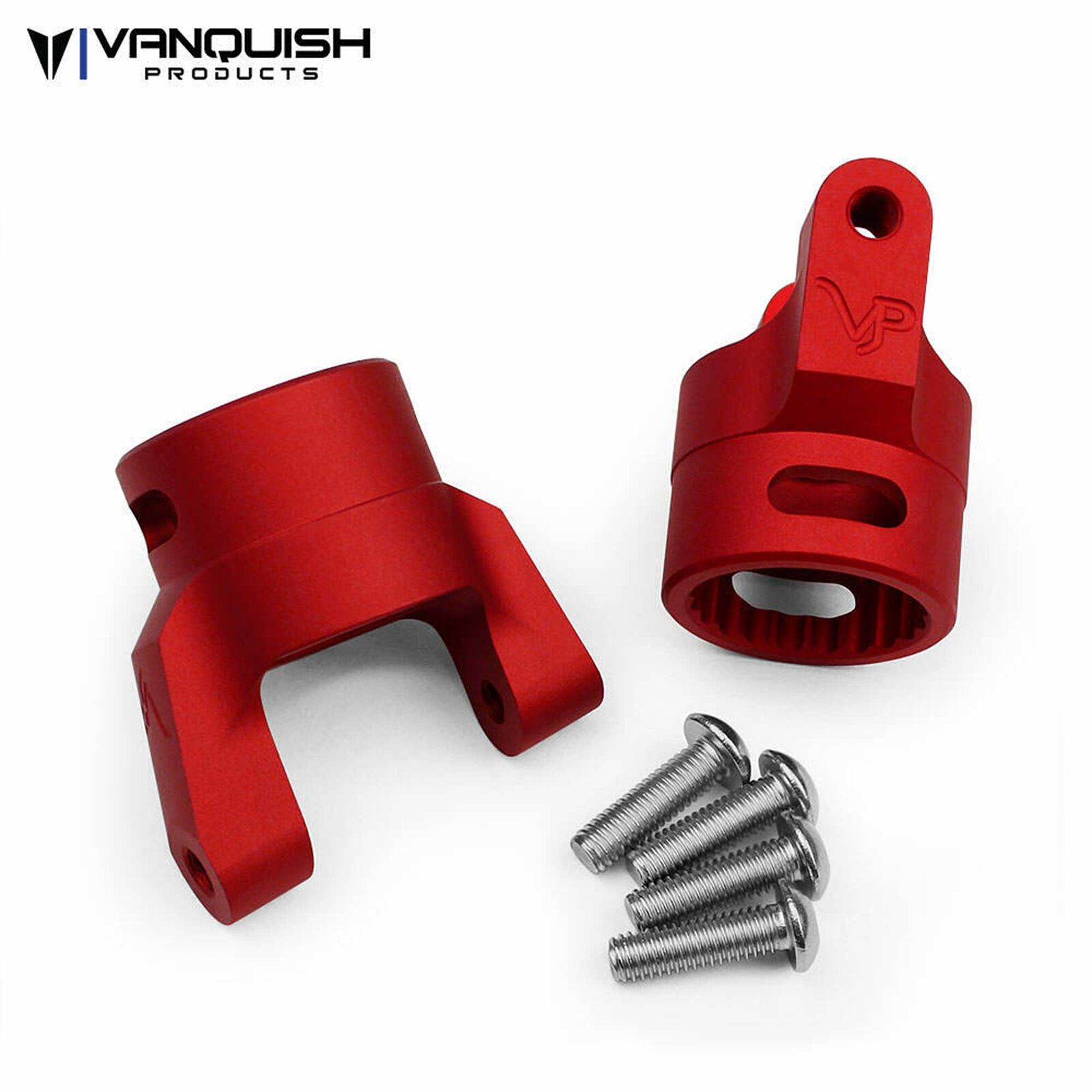 Axial Wraith / XR10 C-hubs Red Anodized
