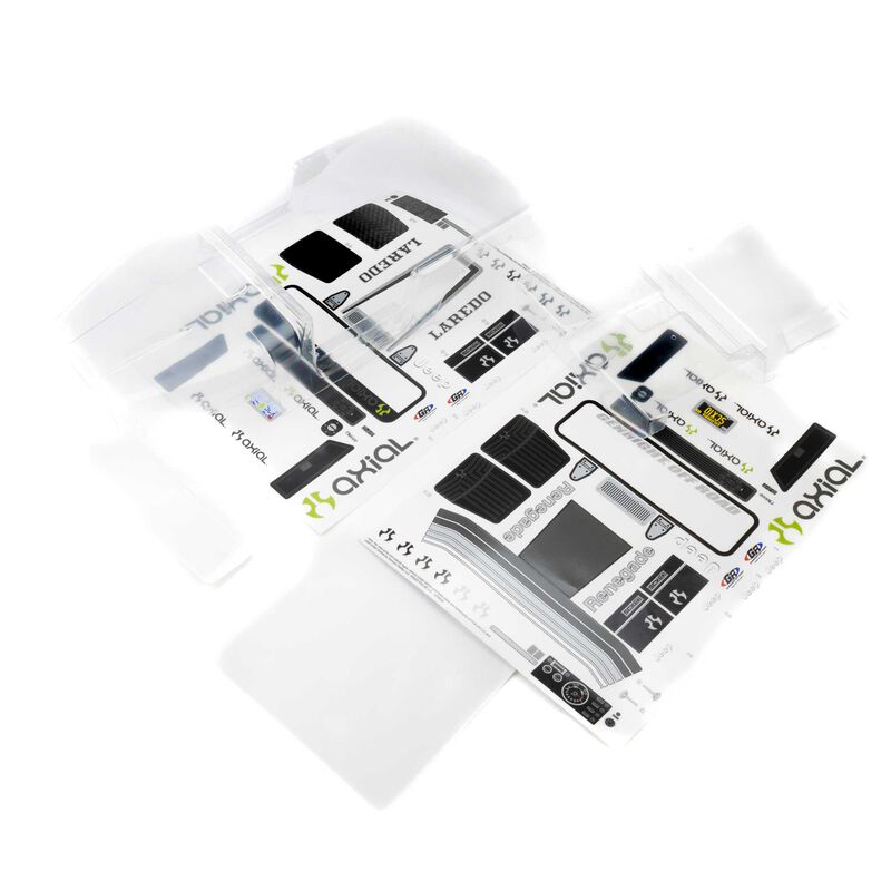 Jeep CJ-7 Body Set, Clear: SCX10 III