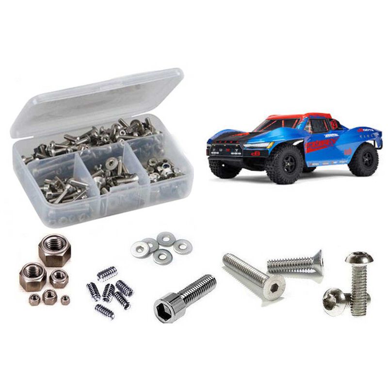 Stainless Steel Screw Kit, 1/10 ARRMA Fury 223S BLX