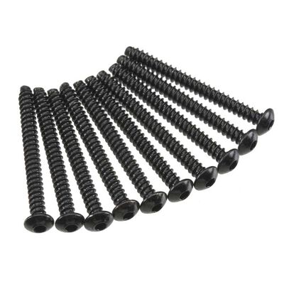 Hex Tap Button Head M3x30mm Black (10) Hex Tap Button Head M3x30mm Black (10)