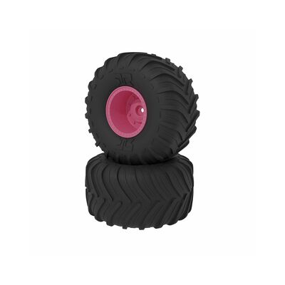 dBoots Chevron MT Tire Set, Glued, Pink dBoots Chevron MT Tire Set, Glued, Pink