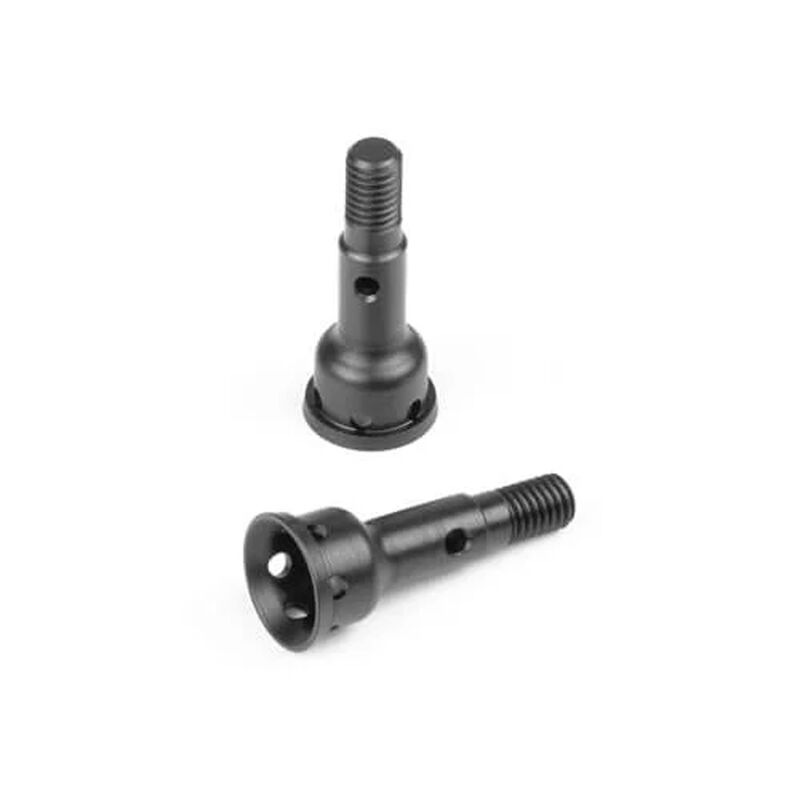 Steel M5 Thread Stub Axles, 1/10 Tekno SCT410SL (2)