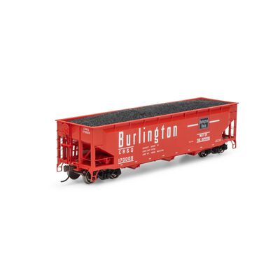 HO 40' Offset Coal Hopper with Load, CB&Q #170008 HO 40' Offset Coal Hopper with Load, CB&Q #170008