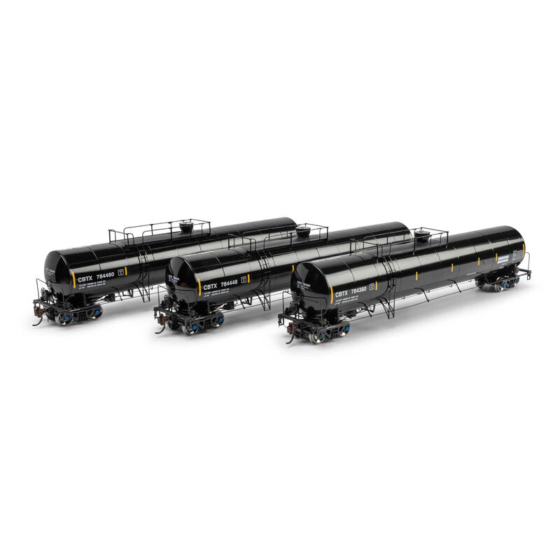 Athearn Genesis HO UTC 33K LPG Tank Car- Late, CBTX #784380/784448/784460 (3) Athearn Genesis HO UTC 33K LPG Tank Car- Late, CBTX #784380/784448/784460 (3)
