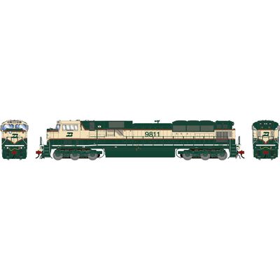 HO GEN SD80MAC Locomotive, Legendary Liveries BN #9811 HO GEN SD80MAC Locomotive, Legendary Liveries BN #9811
