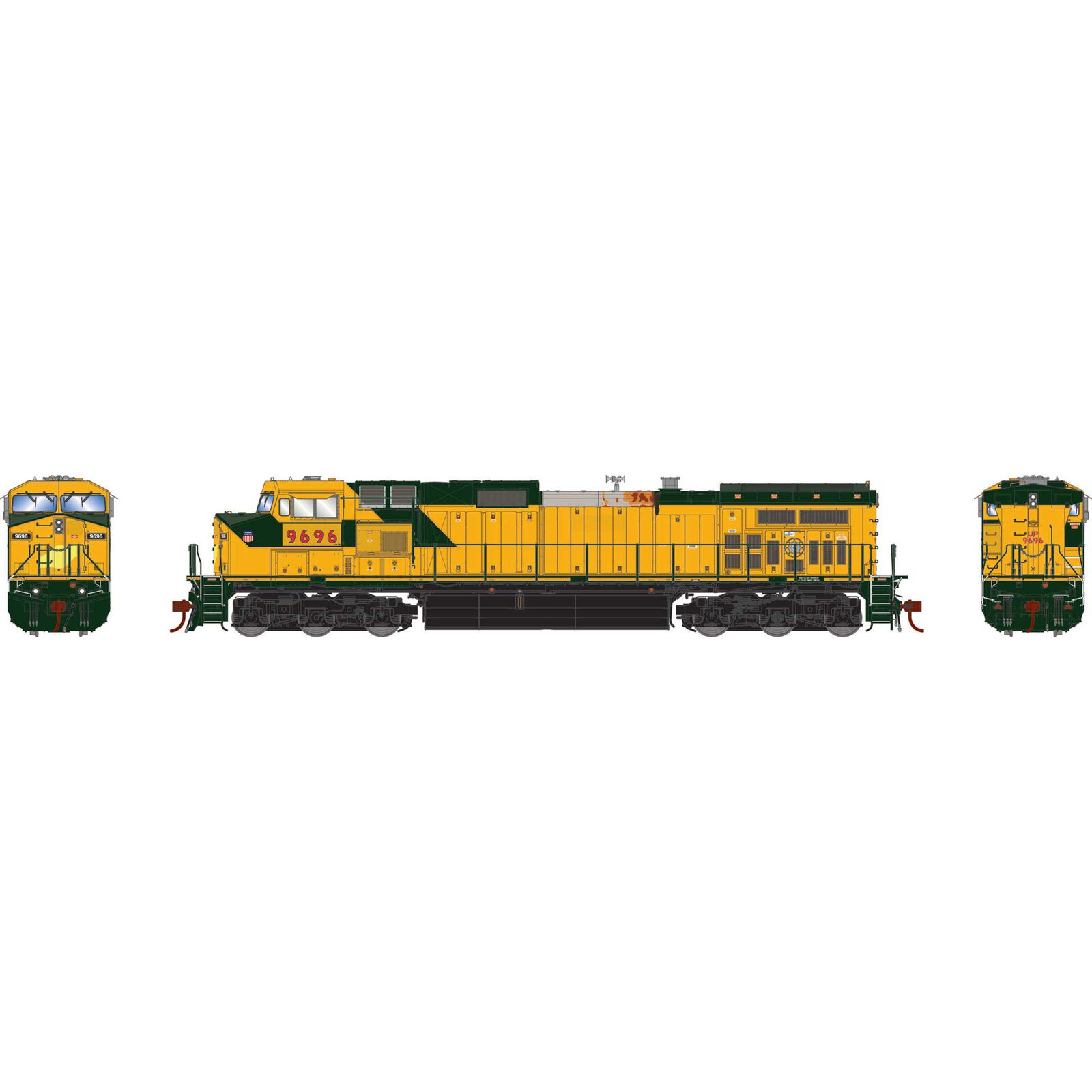 HO Dash 9-44CW Locomotive with DCC & Sound, UP #9696