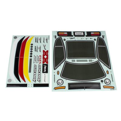 Decal Sheet, 1/10 Team Associated Apex2 Sport Datsun 240Z Decal Sheet, 1/10 Team Associated Apex2 Sport Datsun 240Z