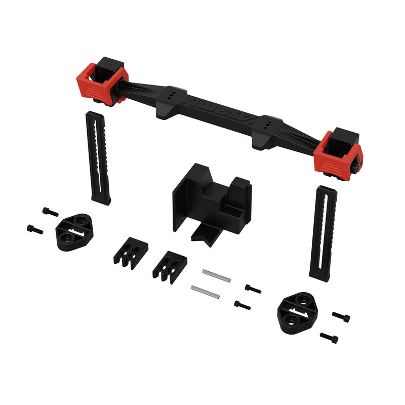 ARRMA Ratchet Battery Mounting Set, Red