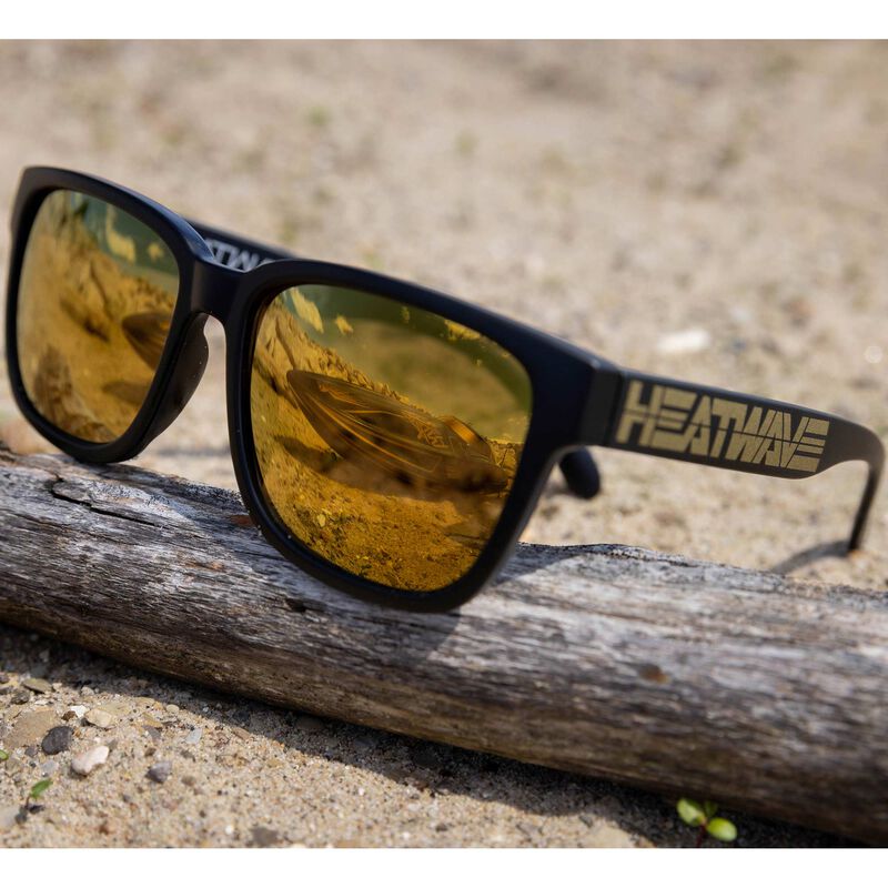 Heat Wave Black Gold Rimmed Sunglasses Pro Boat Pro Boat Heat Wave