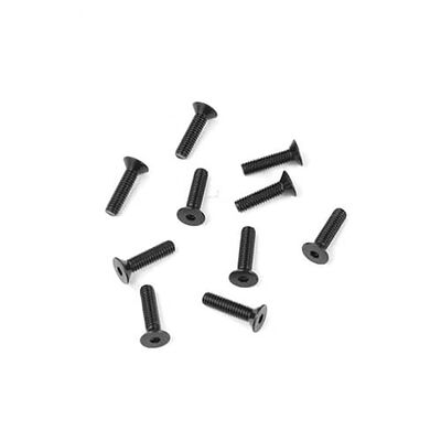 M2.5x10mm Flat Head Screws, Black (10) M2.5x10mm Flat Head Screws, Black (10)