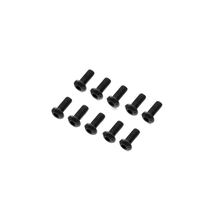 Button Head Screws, M4 x 10mm STL (10)