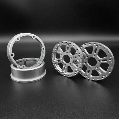 1.9 Aluminum "BLADES" Beadlock Wheels (2) 1.9 Aluminum "BLADES" Beadlock Wheels (2)