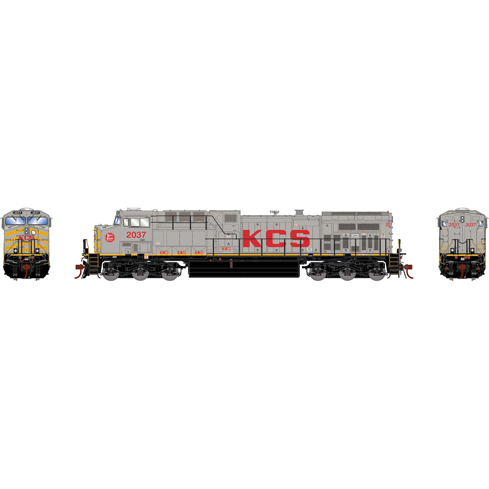 HO AC4400CW Locomotive, KCS #2037