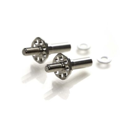 Titanium Front RC Axles (1 Pair): Team Associated DR10 Titanium Front RC Axles (1 Pair): Team Associated DR10