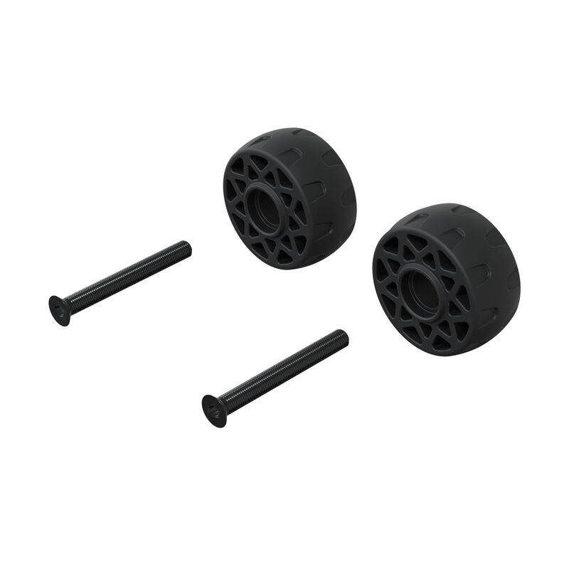 ARRMA Wheelie Bar Wheel Set (2pcs), Monster Truck: QUAKE ARRMA Wheelie Bar Wheel Set (2pcs), Monster Truck: QUAKE