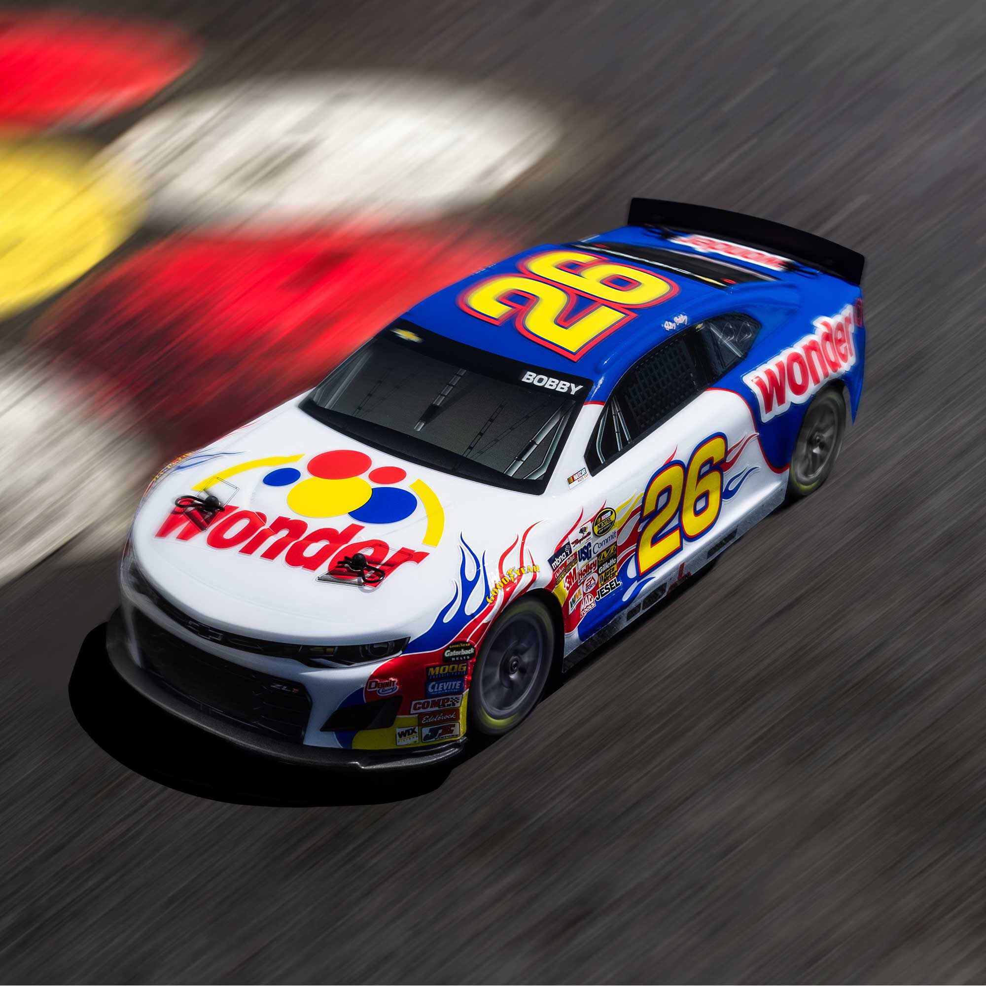 Losi Losi 1/12 NASCAR RC Race Car Ricky Bobby No. 26 2026 Wonder