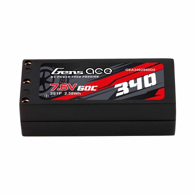 7.6V 340mAh 2S 60C Hardcase G-Tech LIHV Battery: XT60 7.6V 340mAh 2S 60C Hardcase G-Tech LIHV Battery: XT60