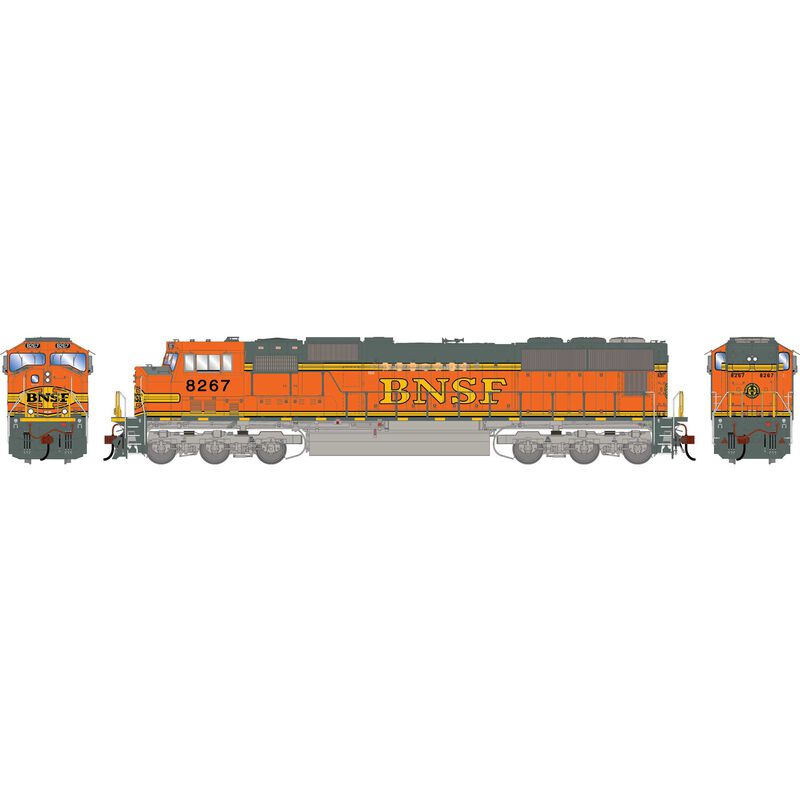 Athearn Genesis HO GEN SD75M Locomotive w/DCC & Sound, Primed For Grime BNSF #8267