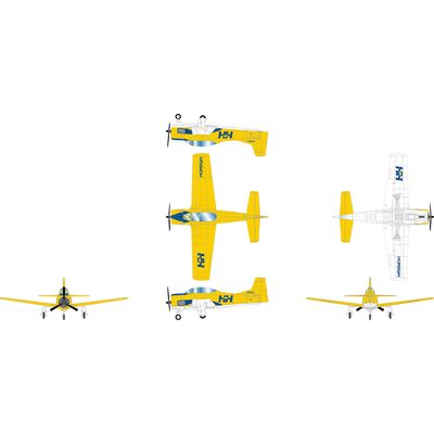 HO ATH T-28B Trojan Airplane, Horizon Hobbies N1985IL HO ATH T-28B Trojan Airplane, Horizon Hobbies N1985IL