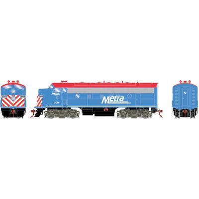 HO RND F7A Locomotive DCC-Ready, METX #308 HO RND F7A Locomotive DCC-Ready, METX #308