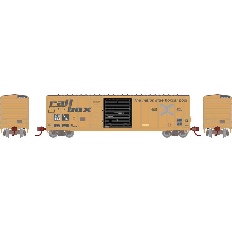 Athearn N ATH 50' FMC 5277 Combo Door Box Car, Primed For Grime CNA 'Ex-ABOX' 553116