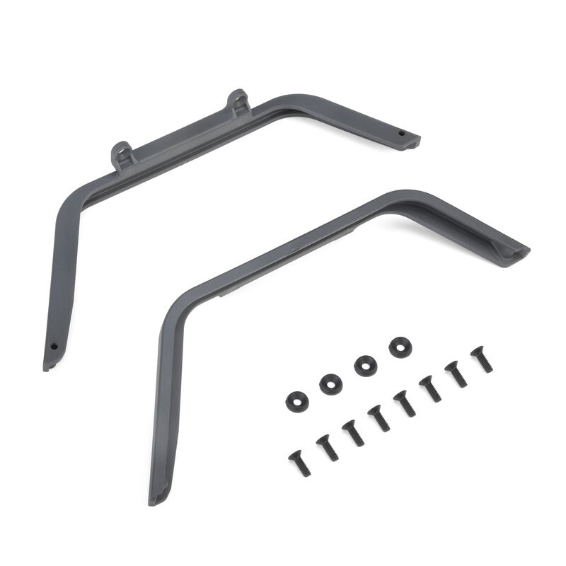 Axial Rear Fenders, Gray Jeep JT: SCX10 III MotoBilt