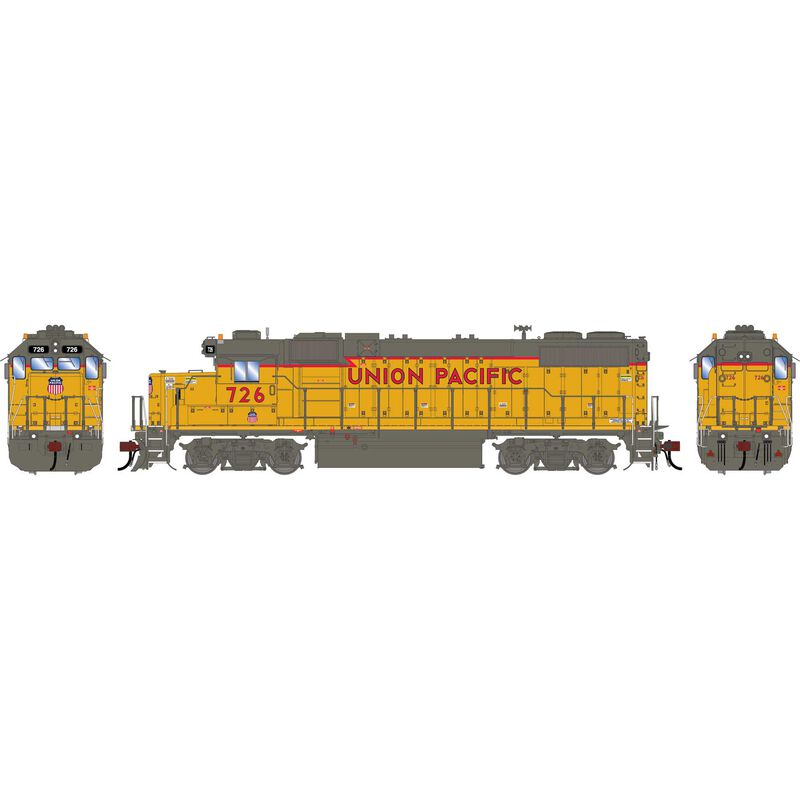 Athearn Genesis HO GEN GP38-2 Locomotive, UP 'GP38N' #726
