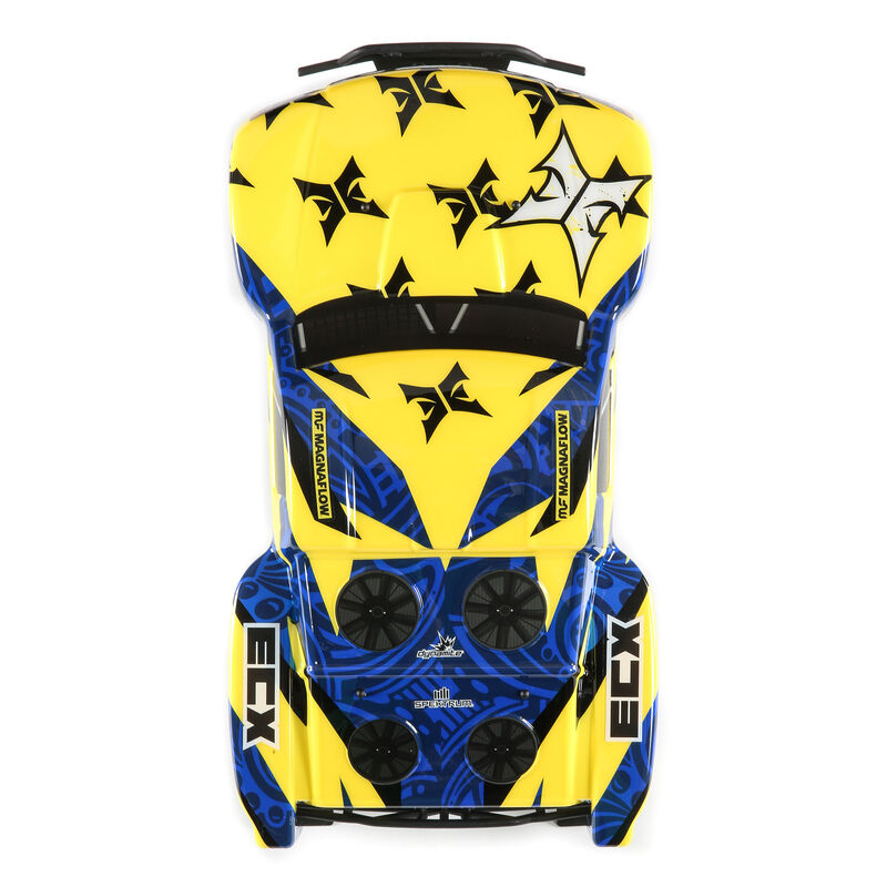 1/10 Torment 2WD SCT Brushed RTR, Yellow/Blue