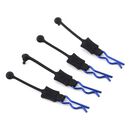 Body Clip Retainers 1/8 Scale, Blue (4)