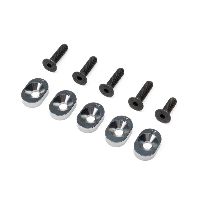 Losi Engine Mount Insert and Screws, 22/67 (5): 5IVE-TG 3.0