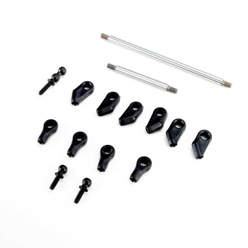 Axial Steering Links, Steel, Wide: SCX30 Axial Steering Links, Steel, Wide: SCX30