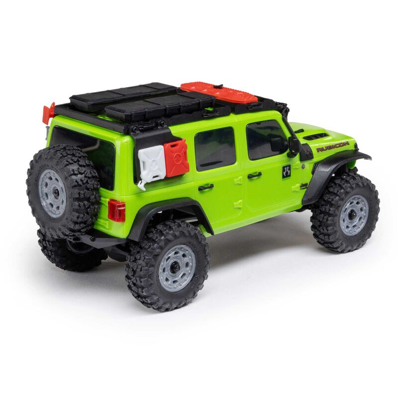 1/30 SCX30 Jeep Wrangler JLU 4X4 RTR Brushed Rock Crawler (Battery & Charger Included), Green