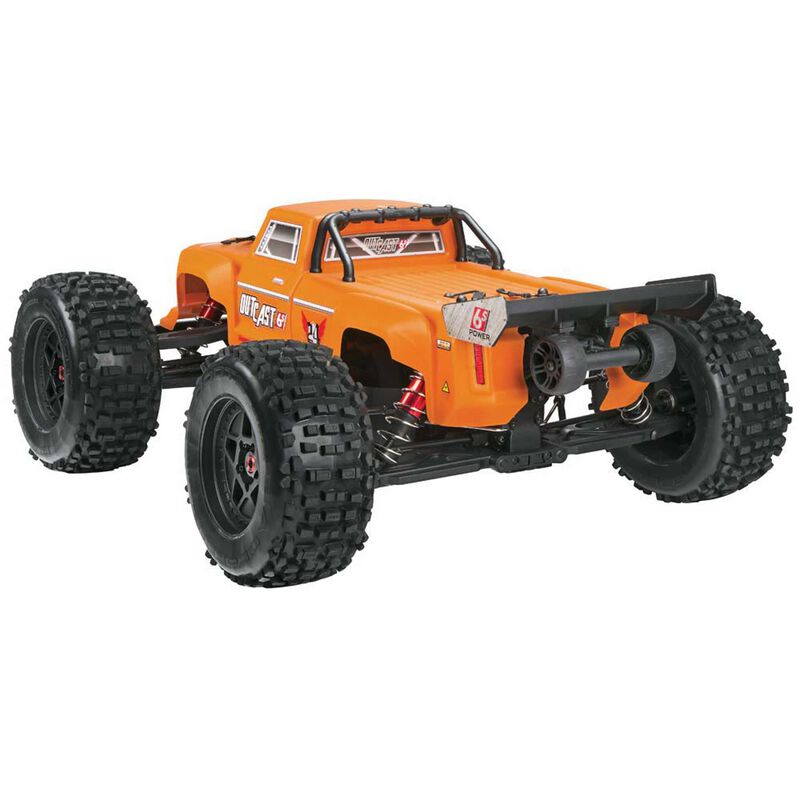 1/8 OUTCAST 6S BLX 4WD Brushless Truck RTR, Orange