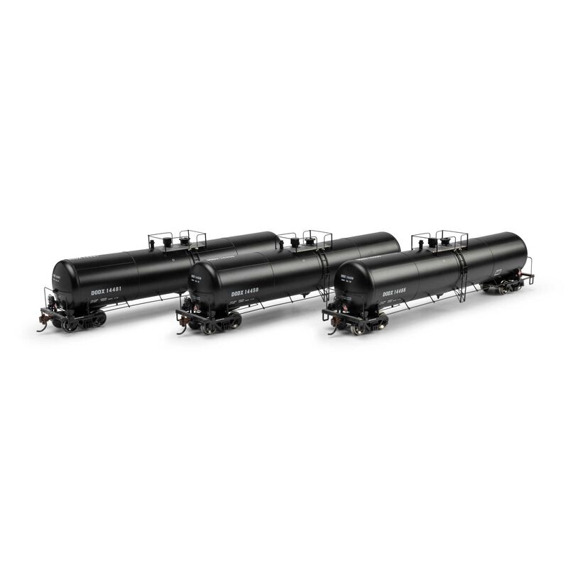 Athearn HO ATH 30K Ethanol Tank Car, DODX #14450/14466/14481 (3)