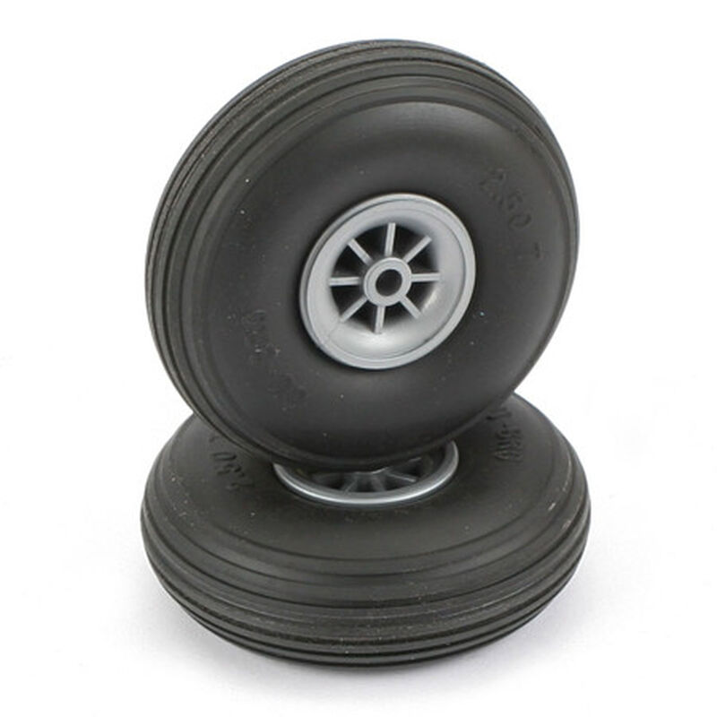 Treaded Wheels, 2-1/2"