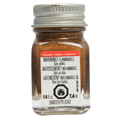 Enamel 1/4 oz Brass Enamel 1/4 oz Brass