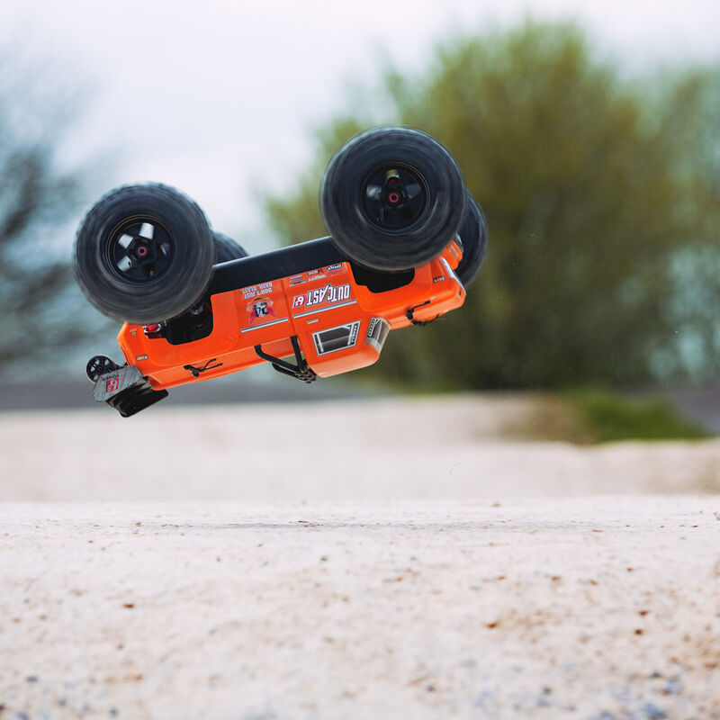 1/8 OUTCAST 6S BLX 4WD Brushless Stunt Truck with Spektrum RTR, Orange