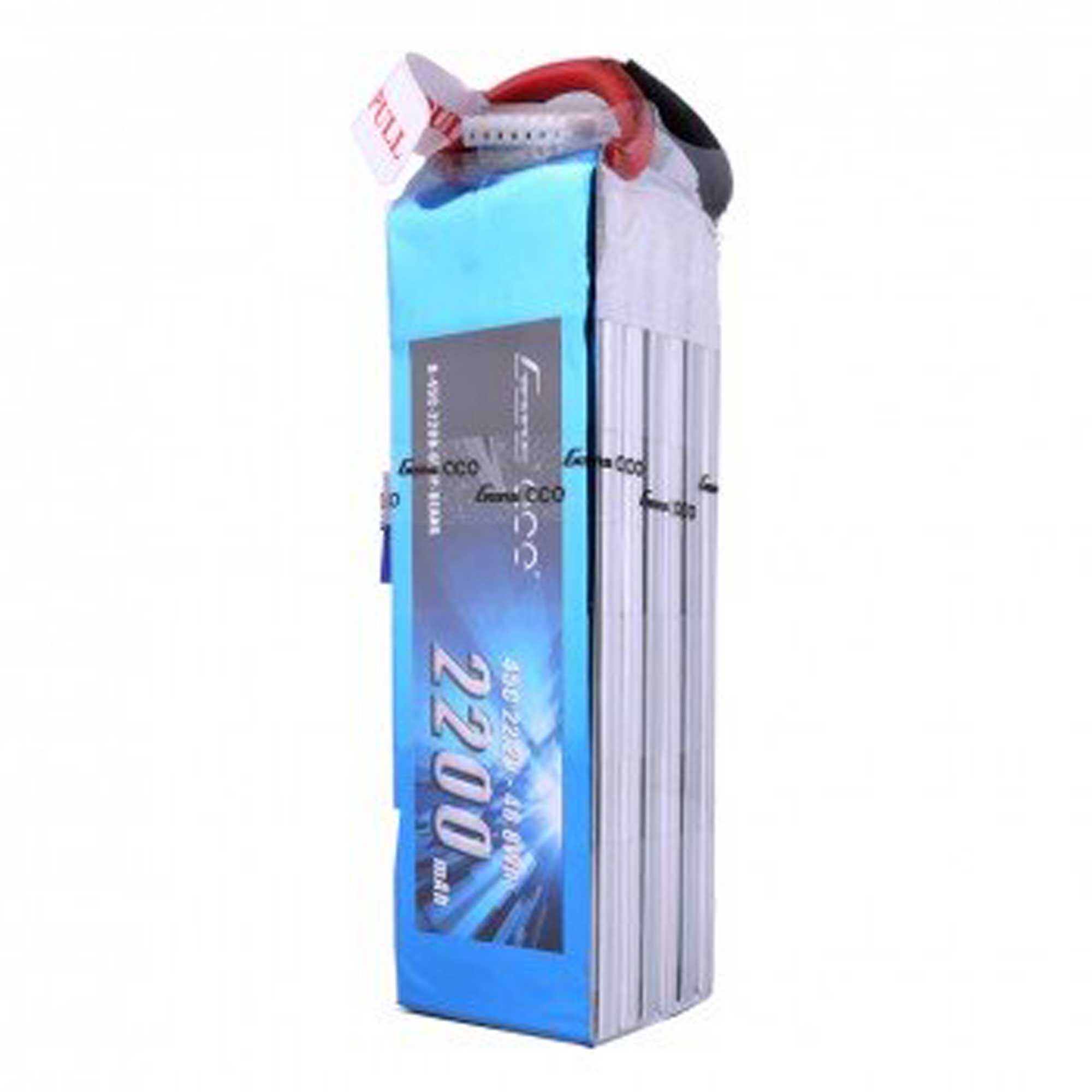 Gens Ace 2700mAh 22.2V 45C 6S1P Lipo Battery Pack With XT60 Plug
