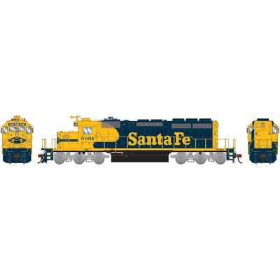 HO EMD SD40-2 Locomotive with DCC & Sound, ATSF #5061 HO EMD SD40-2 Locomotive with DCC & Sound, ATSF #5061