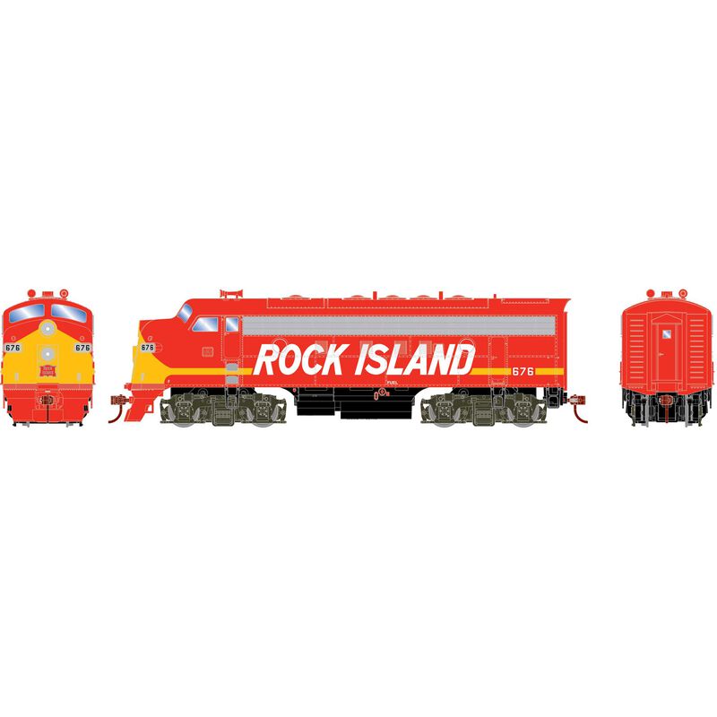 HO RND F7A Locomotive DCC-Ready, CRIP #676