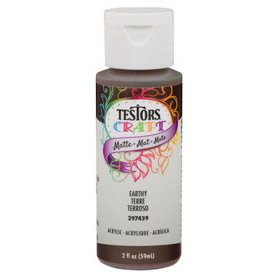 Testors 2oz Acrylic Craft Paint, Satin Earthy Testors 2oz Acrylic Craft Paint, Satin Earthy