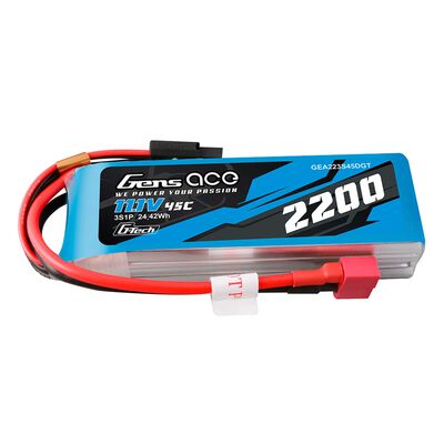 11.1V 2200mAh 45C G-Tech LiPo Battery: Deans 11.1V 2200mAh 45C G-Tech LiPo Battery: Deans