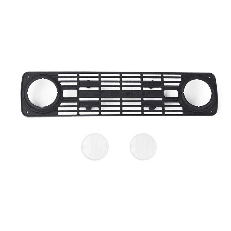 Front Grille & Lenses, Axial SCX10 III Early Ford Bronco (Black)