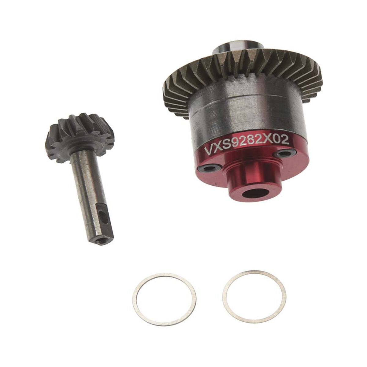 Hot Racing Steel Differential Set with Aluminum Cover: Traxxas 1