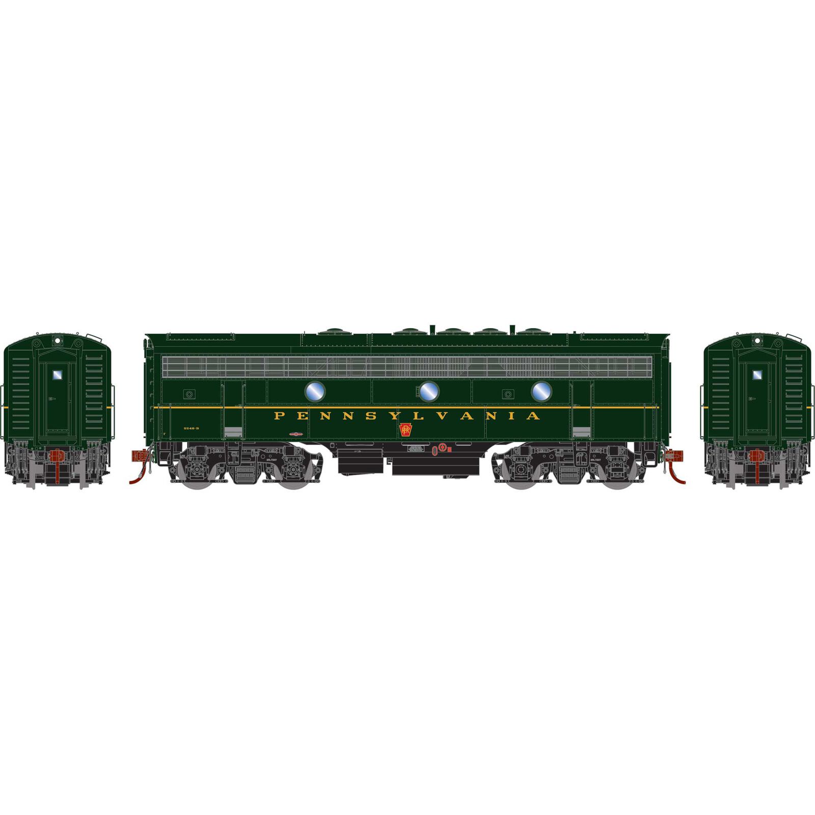 HO F5B Locomotive with DCC & Sound, PRR #9548B
